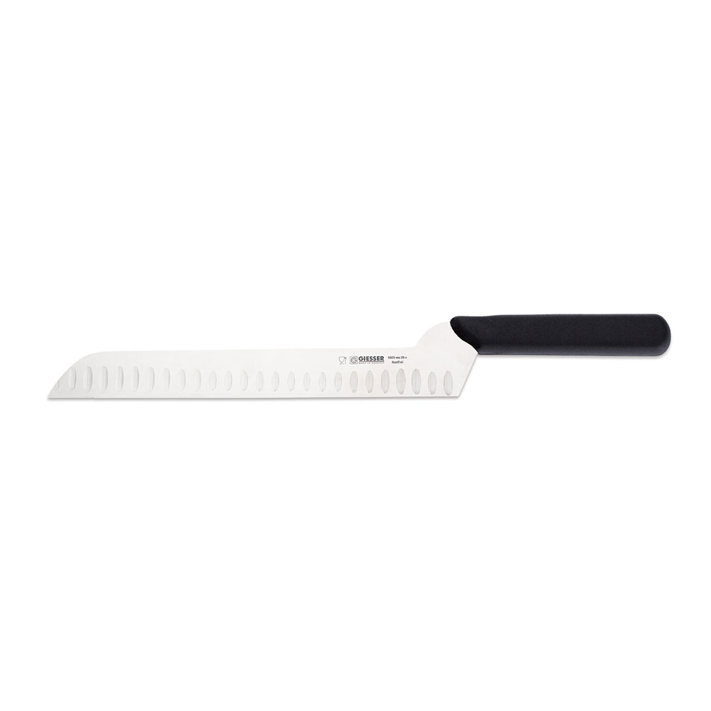 Giesser - Käsemesser mit Kullenschliff, 26 cm, schwarz, 9605